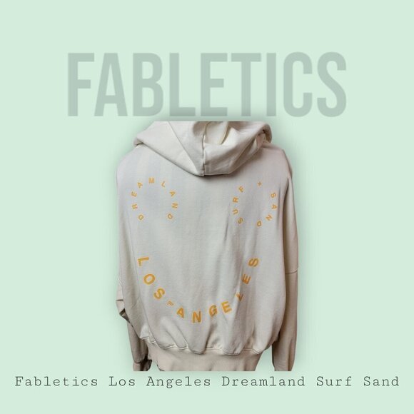 Fabletics Tops - Fabletics Shrunken Hoodie - Los Angeles Dreamland Surf + Sand - Size 2X